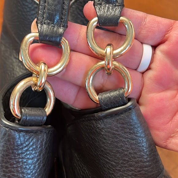 Coach Black Bag, Soft Pebble Leather - Picture 6 of 10